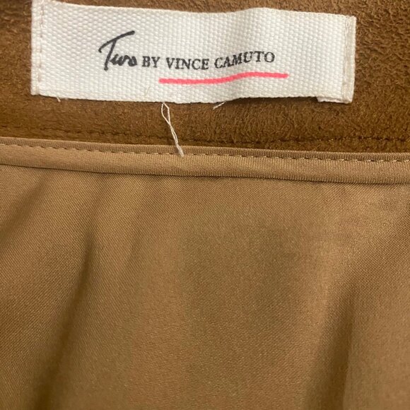 Two by Vince Camuto Faux Suede Button-Front Mini Skirt – Size M - Picture 8 of 9